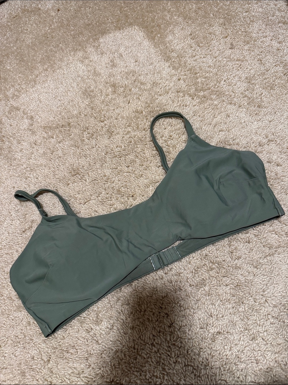 aerie scoop Olive Green Bikini Top